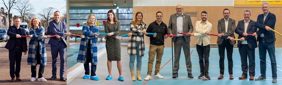 Collage Noord Midden en Zuid lancering Sportloket Limburg 24 maart 2023